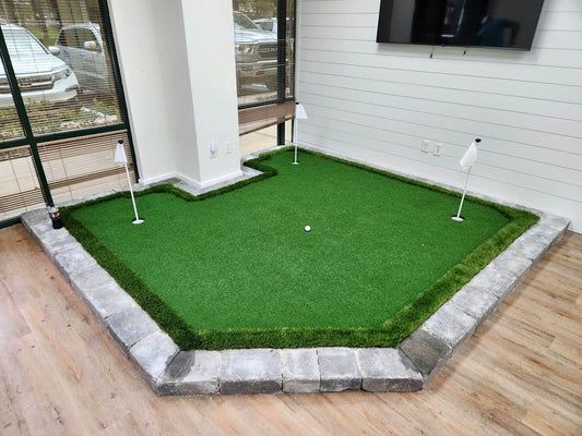 Building and Indoor Putting Green