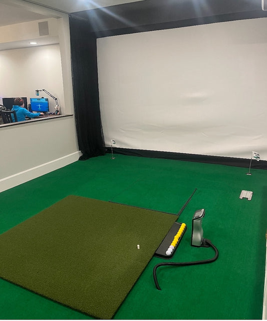 True Launch Golf Simulator Hitting Mat