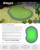 The Carolina 12'x17' DIY Putting Green-NEW