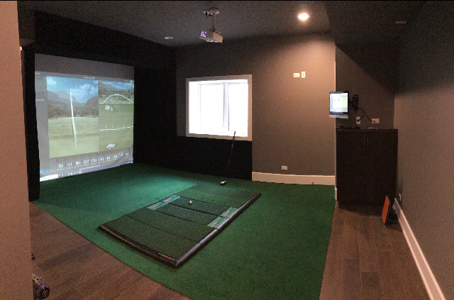 Golf Simulator Room Putting Green