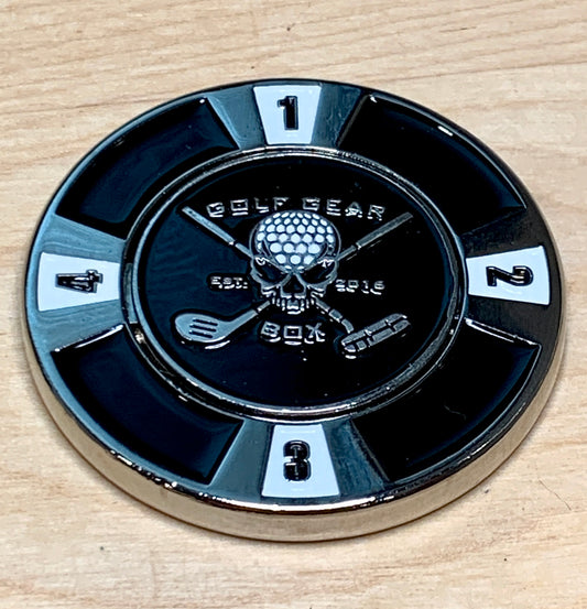 Skull Golf Ball Marker
