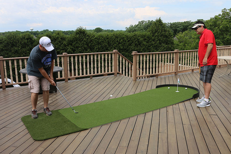 Big Moss Golf 4'x15' Outdoor Putting & Chipping Green